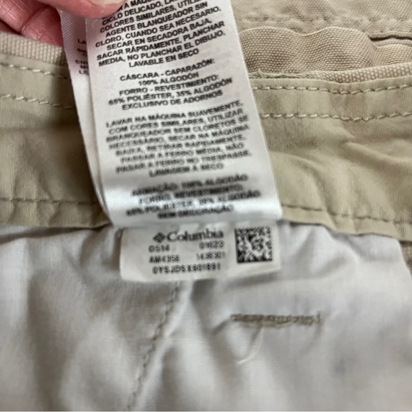 Columbia Sportswear Shorts Mens Size 32 Flat Front Pockets Khaki Cotton (467) - Picture 14 of 15